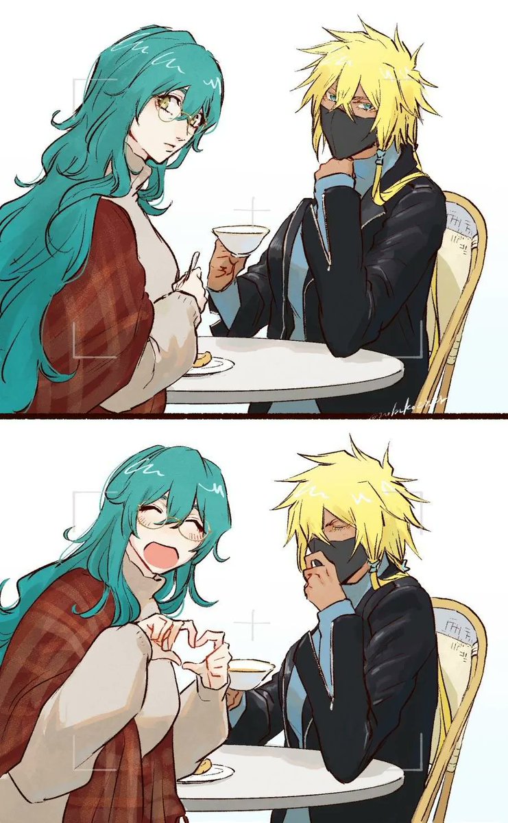 luvthymizery's tweet photo. Nelliel x Harribel 
artist:?? https://t.co/ZcpvIgCAYa