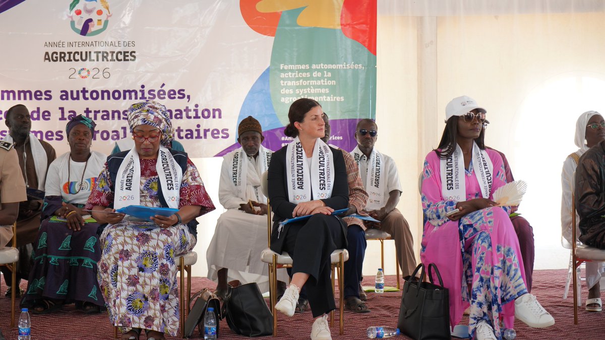 FAOSenegal's tweet photo. 📍Thiès|🗓️16 juillet
À Notto Diobass, la @FAO poursuit les célébrations de l'#AnnéeDesAgricultrices avec une journée portes ouvertes mettant à l'honneur les femmes rurales, leurs savoir-faire et les résultats des projets qui renforcent leur autonomie et leur résilience.
 #SAGA2 https://t.co/qhxjmM4hGE