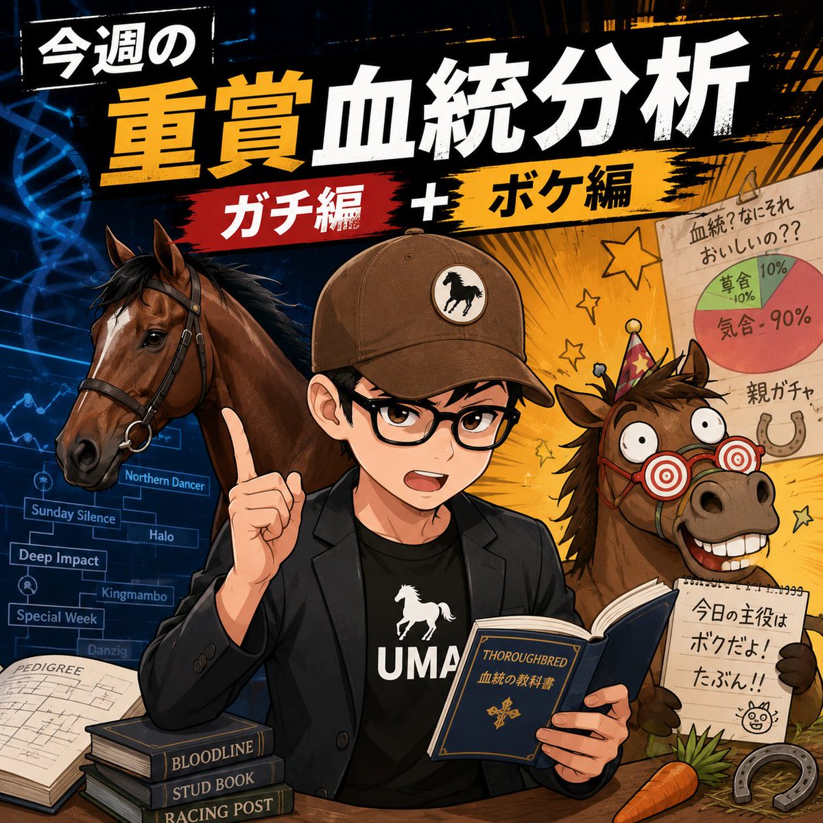 ayutaro_uma's tweet photo. 🧬東海S 血統分析

【ガチ】◎キングカメハメハ系 ○シニスターミニスター系 ▲ホッコータルマエ産駒。パワーと持続力が鍵。

【ボケ】母父が自由人だと向正面で「帰る！」と主張。ジョッキーだけが本気になります。🤣🐴
 #中央競馬 #東海S https://t.co/20Ppw1vKky
