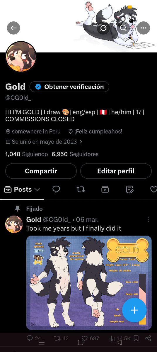 Gold tweet media