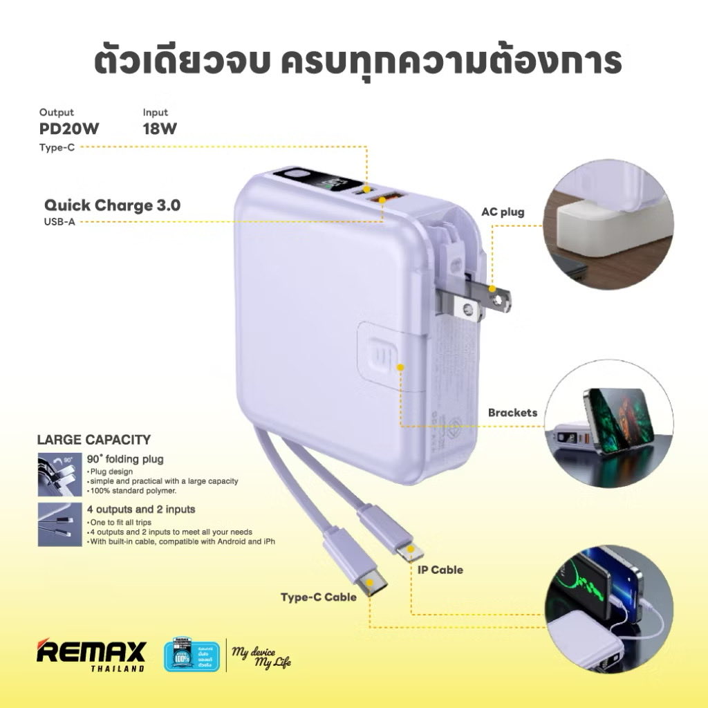 good4uchn's tweet photo. @345kids พาวเวอร์แบงค์ #REMAX พกพาง่าย ใช้สะดวกมีสายในตัวหรือต้องการสายยาวจะพกสายไปเองก็ได้ ประหยัดพื้นที่เก็บ จุแบตได้เยอะ ตั้งแต่ซื้อมายังไม่เคยเจอปัญหาเลยค่ะ เอาขึ้นเครื่องบินได้ด้วย ซื้อตอนมีโค้ดราคาไม่ถึง 500 เลย เป็นสิ่งที่เริ่ดมากๆ ตัวเดียวจบบ

⭐️: https://t.co/jellXgvmFe https://t.co/JTqIBimhn2