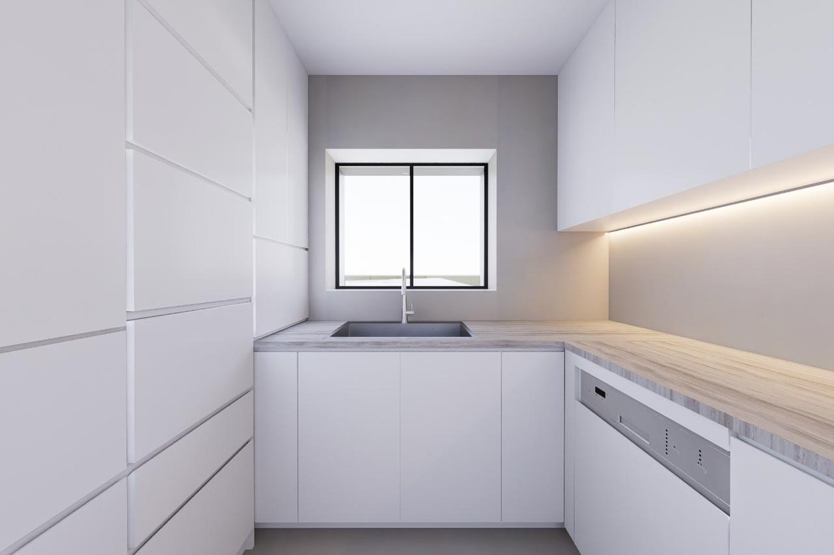 design_divine_'s tweet photo. Modern villa kitchen renovation in Old Town Island, Downtown Dubai. Featuring seamless white cabinetry, integrated appliances, smart storage and warm under-cabinet lighting.

View the project: https://t.co/1OFZswlo6t

#VillaRenovationDubai #DesignDivineInteriors https://t.co/M5uugFrIqM