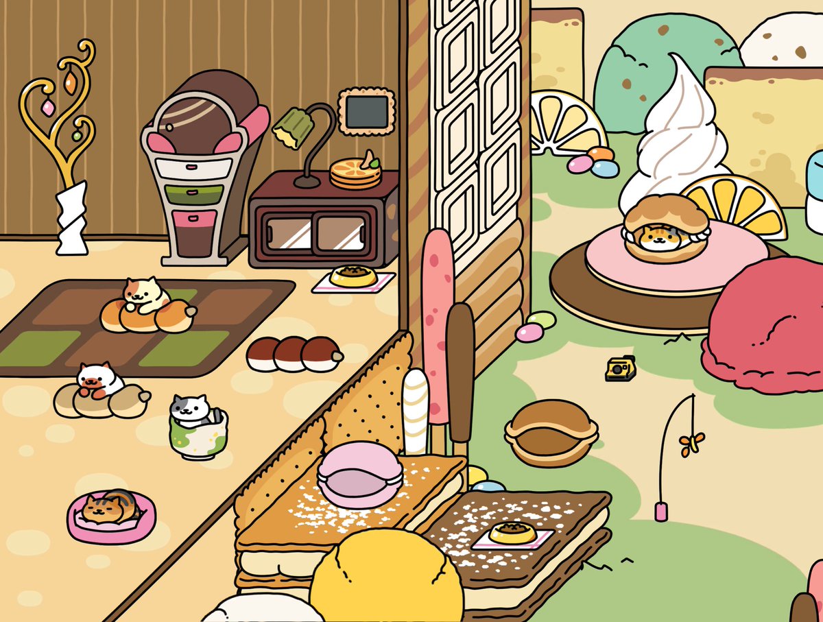 anzu7416's tweet photo. くりーむ団子記念🍡
にわさきに遊びにきてね！→https://t.co/ZS9Gma1okz
※アプリを持っていない人はこちら→https://t.co/GFFZM5B2c2
#ねこあつめ #ねこあつめ２ https://t.co/I1j5ilOe9H