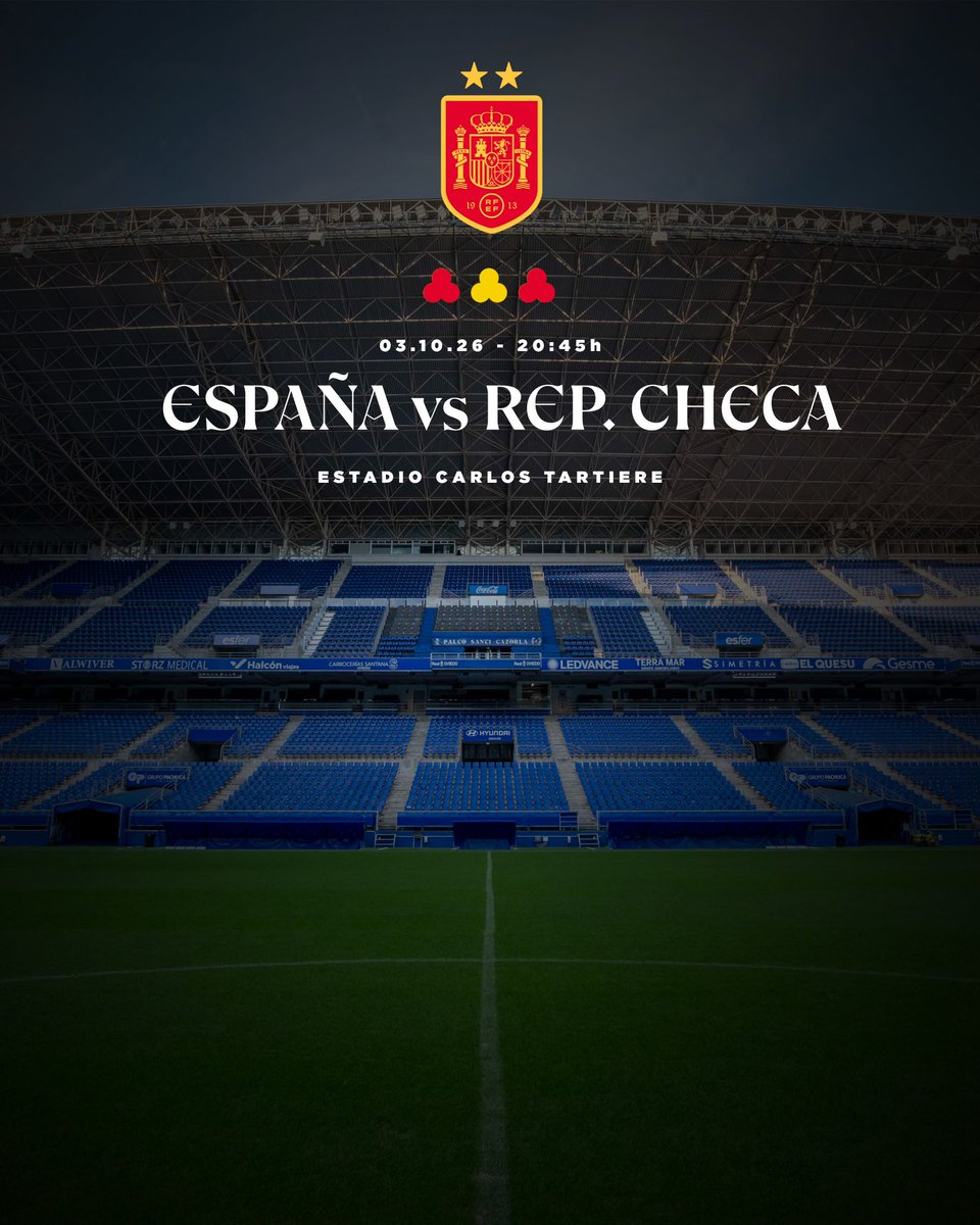 RealOviedo's tweet photo. ⭐️⭐️ @SEFutbol nos vemos en el Carlos Tartiere. Orgullo de Campeones 🇪🇸

#RealOviedo 🔵⚪️ https://t.co/JthSOwwC8p