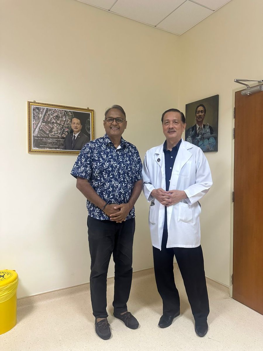 DGHisham's tweet photo. It was a hectic but highly rewarding return to clinic and ward rounds at UCSI Hospital today, particularly seeing our post-op patients recovering so well in follow-ups. 

I'm especially grateful to my nurse, Shamini Sadha Sivam, for her multilingual skills, exceptional multitasking, and warm patient interactions that keep my clinic running smoothly. I’m proud to work with this incredible nursing team as we uphold our standard of top-tier care and a positive journey for every patient at UCSI Hospital.