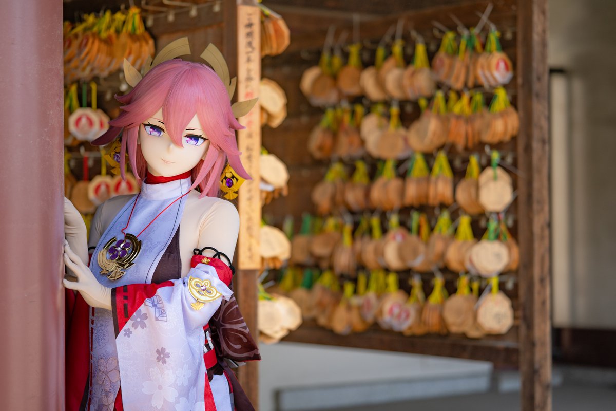 sou_kig568's tweet photo. ご縁がありまして、ここのくま（@kig_kokonokuma）さんの八重神子を我が家にお迎えしました！🦊🤘

ずっと前からお迎えしたかったキャラなので、これからいろんなとこに連れて行こうと思います😎

#kigurumi #八重神子 #cosplay https://t.co/kumkoZ7fJn
