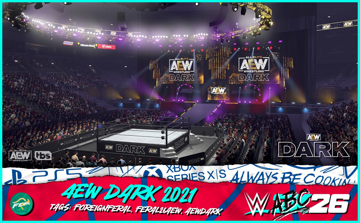 ForeignFeral's tweet photo. #WWE2K26 NEW UPLOAD

AEW Dark Pack 2019-2025
 
- All uploaded as Arenas
- Show Logos &amp; Watermarks uploaded separately

@ABC_WWE_2K #AEWDark #AEWDarkElevation #FERAL26AEW https://t.co/qzcqNYbyA1