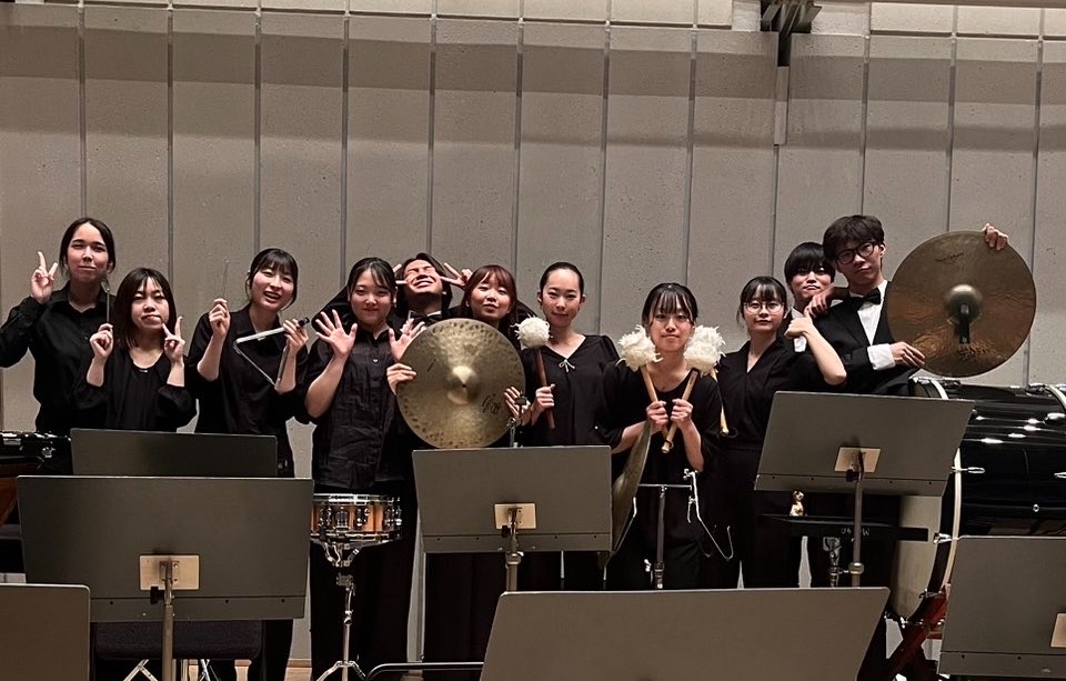tcm_perc's tweet photo. 2026年度 春学期演奏会 全公演終演🥁✨️

春学期はAブラス、Bブラス、吹奏楽アカデミー、オーケストラ合わせて8回演奏会がありました！
皆様お楽しみいただけましたか？

ご指導いただきました先生方、お越しくださった皆様ありがとうございました！

秋学期も打楽器科一同励んでまいります💪 https://t.co/EMIMirBedz
