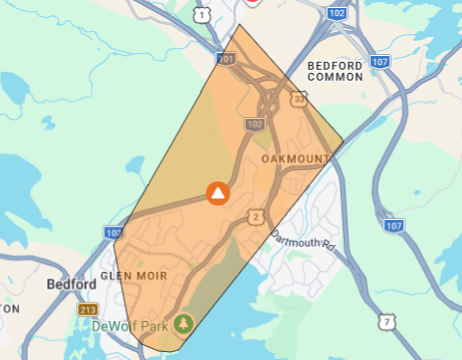 nspowerinc's tweet photo. Our crews are responding to an outage affecting customers in parts of Bedford. We are patrolling the area and will restore power as soon as possible. We appreciate your patience on this rainy day!

For further updates, please check out our outage map > https://t.co/slA4cWyrqh https://t.co/NfDNMqaBKy