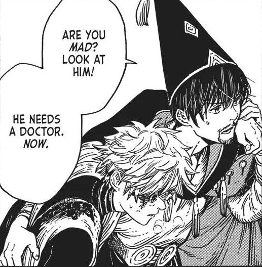 REXNOCTUA's tweet photo. #whaspoilers at the risk of sounding like im cornplating but something about olruggio positioning himself where qifrey can see him when they're side by side makes me ill he cares so much about qifrey https://t.co/VP9u2LohUK