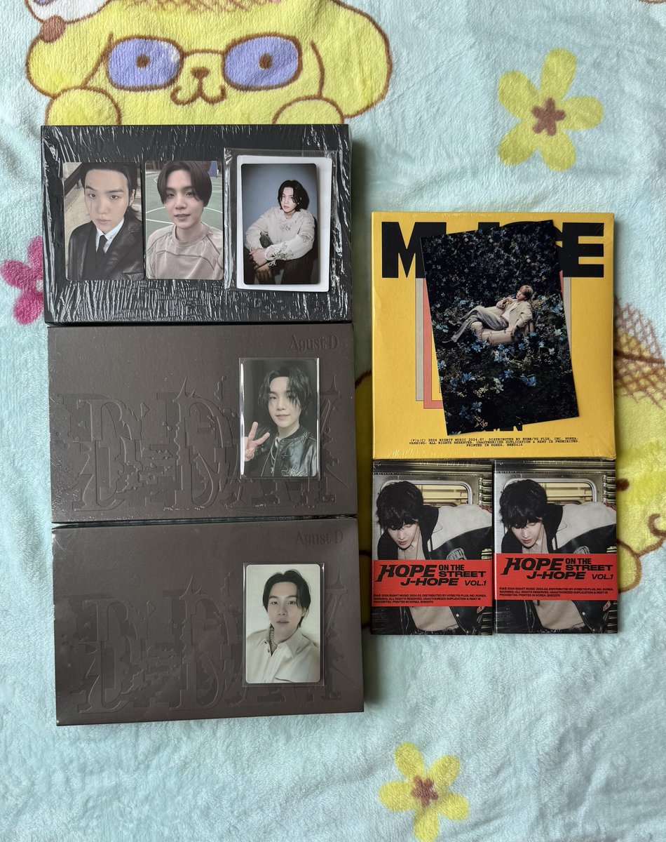 _fairyswing's tweet photo. WTS LFB PH BTS SUGA AGUST D J-HOPE JIMIN ONHAND

🚇 sealed hope on the street vol.1 weverse albums – 300
⭐️ unsealed d-day version 1 with wvs shop pob – 500
🎧 sealed muse serenade ver w/ ums postcard – 600
🥃 sealed ver2 album w/ dday tour seoul the final ld – 1300 ea

⋆˚☁️⁀➴ hoseok hobi japan merch jm pc blooming early bird gift yoongi yg agustd sg poca lucky draw hots vol 1 jhope complete inclusions luckydraw photocard