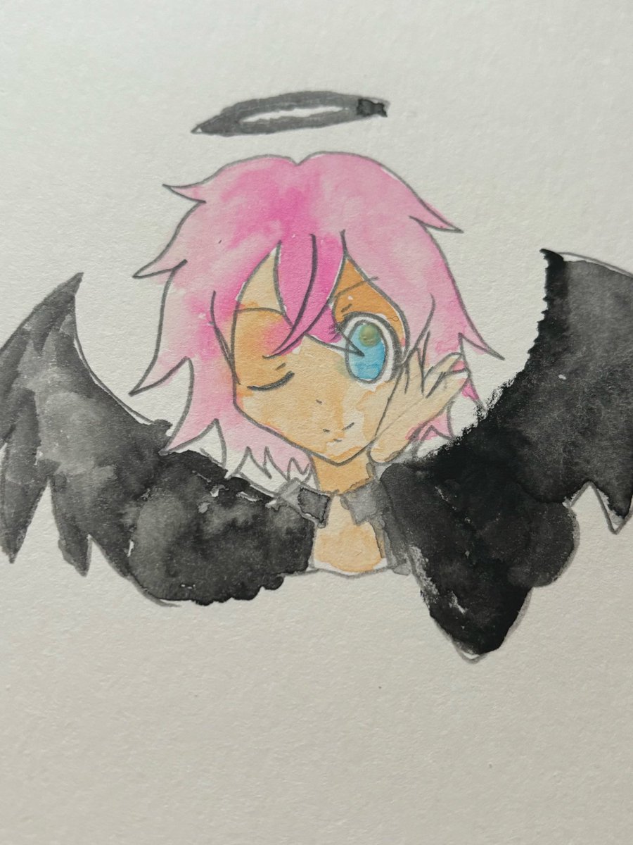 Unigawara's tweet photo. #WorldWatercolorMonth2026 
#WWMホルベインチャレンジ
22日目 https://t.co/7pVeGAPDz6