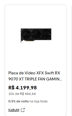 Spacey_F's tweet photo. Salve, @kerberdiego ótimo conteúdo, isso   e bem interessante quem quer fazer o Upgrade! ainda mais que as RX9070/XT estão mais em conta do que as RTX 5070/TI  Pagamos menos! Vídeo completo: SÓ JOGUE E SEJA FELIZ🙏🙌🙌 https://t.co/R3cqqLfJPV https://t.co/2x8W5sh4Ow