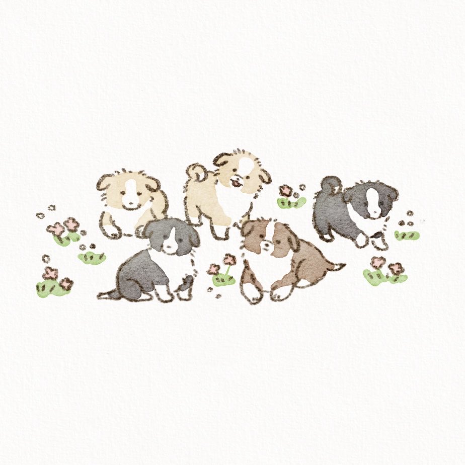 anz_m_'s tweet photo. ふわふわ子犬🐶

#イラスト #illustration #犬 https://t.co/b88IaWLWk7