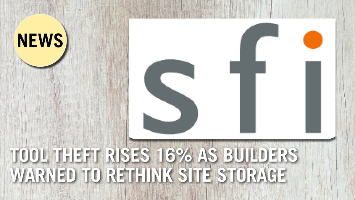 Housebuilderdev's tweet photo. Tool theft on the rise! 🚨 A staggering 16% increase has builders rethinking site storage. Protect your gear! 🔒 Read more: https://t.co/SmL6tsCrzn #Construction #ToolTheft #SafetyFirst https://t.co/jiZ0sYdshe