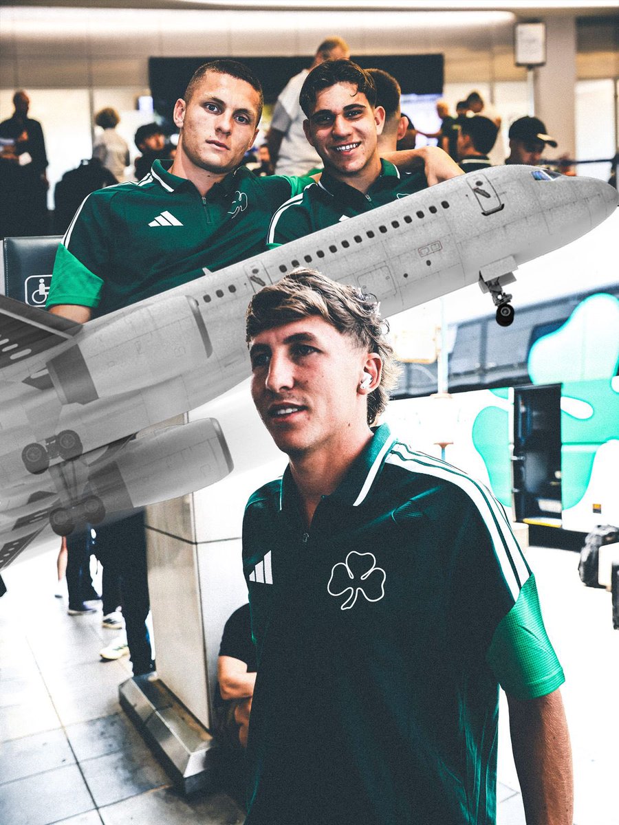 paofc_'s tweet photo. First trip of the year ☘️ Let’s go 💪

#PAOFC #Panathinaikos https://t.co/ugZm5VJ5Qf