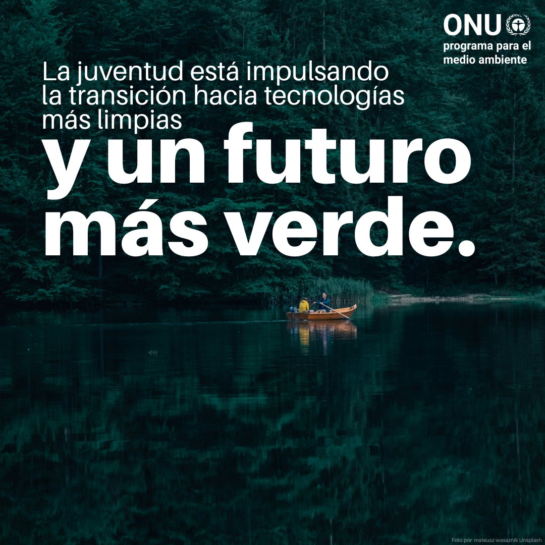 unep_espanol's tweet photo. Desde innovaciones tecnológicas hasta acciones sobre el terreno, las y los jóvenes avanzan para hacer frente a los diversos desafíos que afectan a nuestro planeta, tanto para las generaciones presentes como para las venideras.

Más, en inglés: https://t.co/xzWn1lKDTs https://t.co/aXSifTFR80