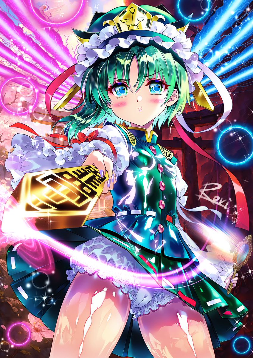 RolitaFoolCandy's tweet photo. 【四季映姫・ヤマザナドゥ】「東方白黒天則」 〜 超弩級閻魔法少女の謎を追え #東方Project https://t.co/Or1nfEAH6n