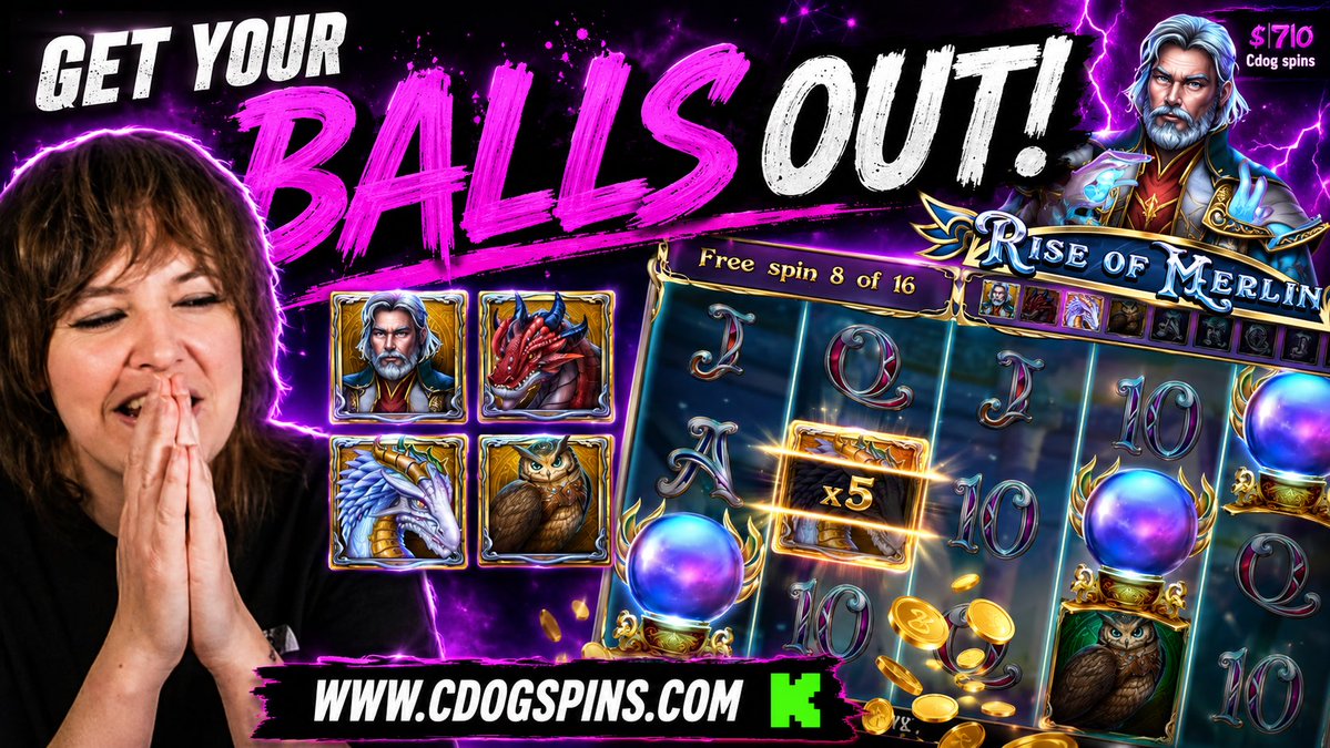 CdogSpins's tweet photo. All the premiums, all the balls! 🔮

▶️ Watch : https://t.co/07TrpVMBNO

🎰 Play : https://t.co/rOWsIT8bU8

#riseofmerlin #playngo #retrigger #bigwin #bonus #slots #casino #youtube @Donbet_casino https://t.co/xXnGkk2kZM