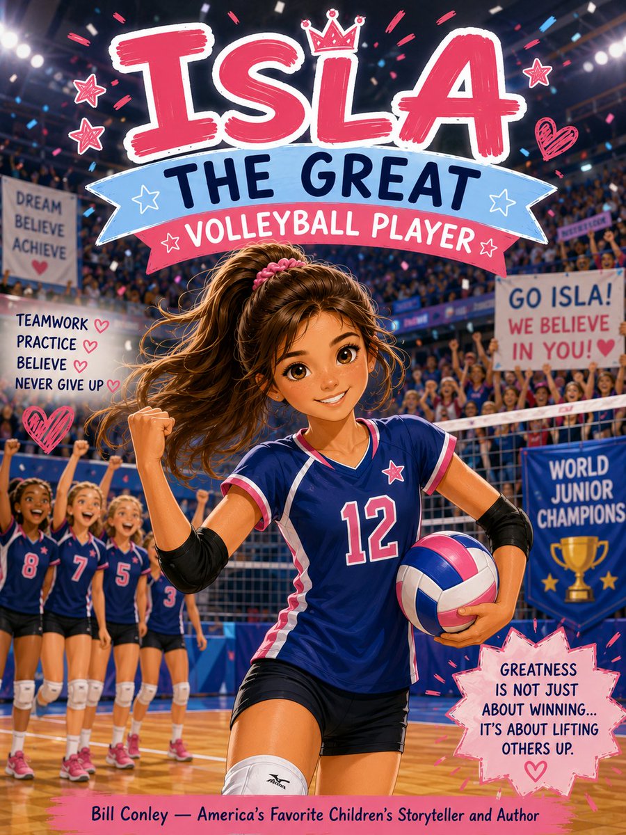 billconley7's tweet photo. Isla the Great Volleyball Player
Value We Are Learning:

Leadership, teamwork, perseverance, humility, and believing in yourself.

Moral of the Story:

The greatest champions are never measured only by how many games they win or how many trophies they collect. True greatness comes from lifting others up, encouraging teammates, practicing faithfully, staying humble, and never giving up when challenges arise. A team becomes stronger when every player believes in one another, and a leader inspires others through kindness, confidence, and hard work. When you help others succeed, everyone wins together, and that is the greatest victory of all.

Isla was twelve years old.

Click below to read the rest of the story.

https://t.co/BmS3dldu0X