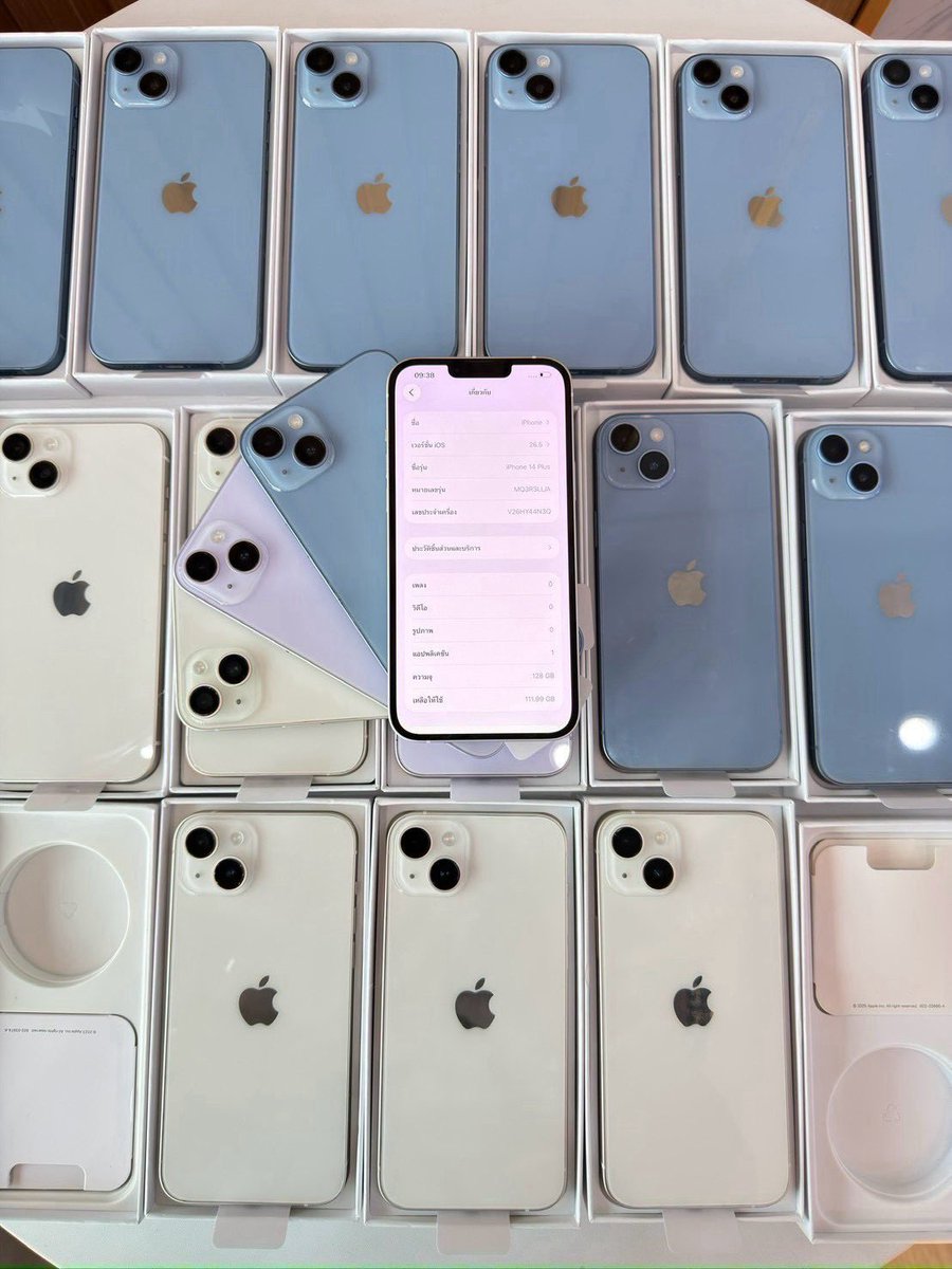 LLLLLLL2001's tweet photo.  IPHONE 14 PLUS 128 LL ( จอOLED )
(ราคา 10,900 ส่งฟรี
⭐️ 1,800 ⭐️
8 เดือน 2,920
10 เดือน 2,500
12 เดือน 2,280 

สแกนหน้าได้ จอมีทูโทน แจ้งแบตใช้แล้ว
battery 100% 
ครบกล่อง เคส ชุดชาร์จ
ประกันสินค้า 30 วัน

#ไอโฟนมือสอง #ส่งต่อไอโฟน #โทรศัพท์มือสอง #ส่งต่อไอโฟนมือสอง #ไอโฟนมือ2 https://t.co/O4vMnRGK9z