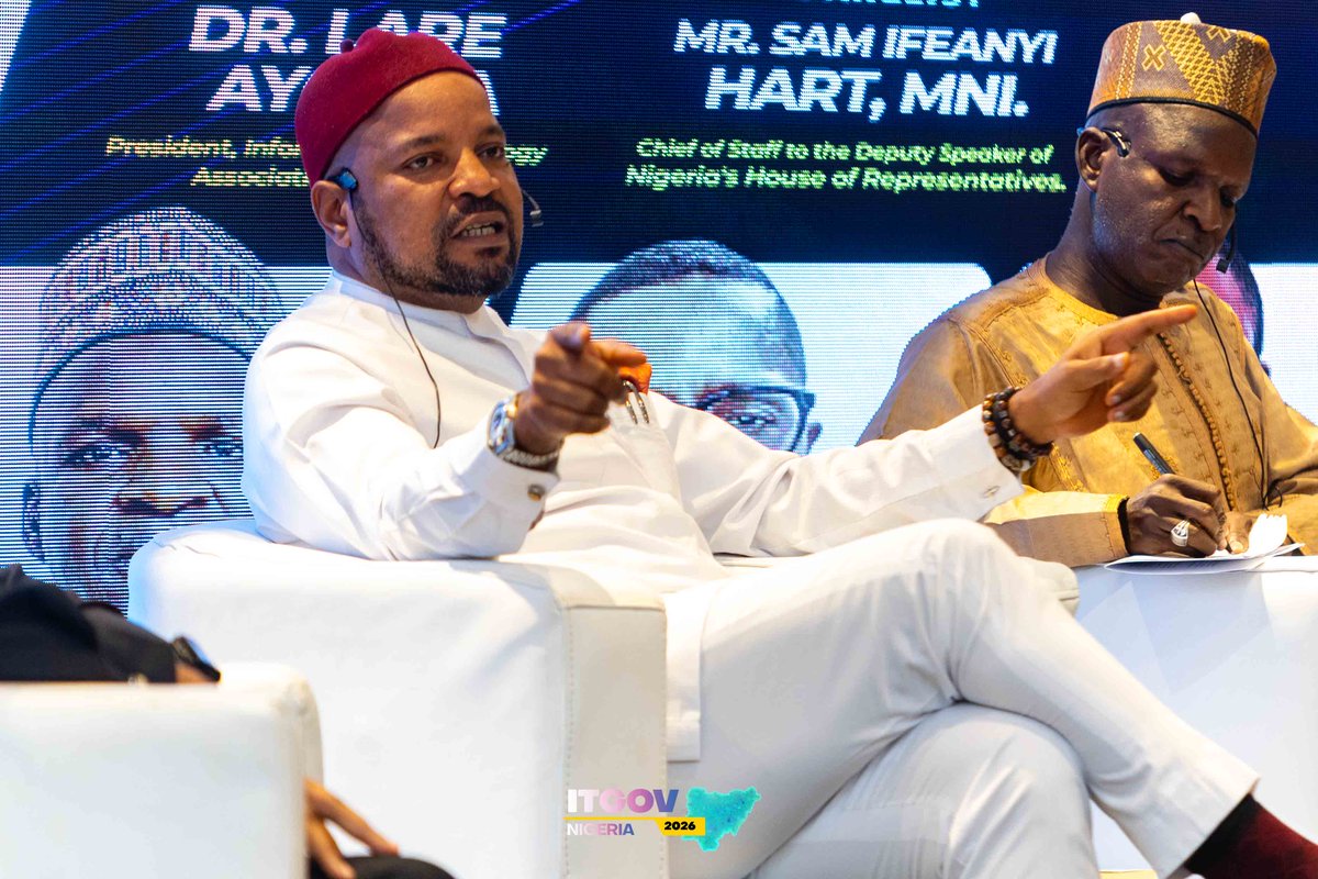 Tranter_IT's tweet photo. A truly digital government is one that works for every citizen.
 
At ITGOV Nigeria 2026, Mr. Sam Ifeanyi Hart, MNI, emphasised that digital transformation must be centred on accessibility, ensuring every Nigerian can conveniently access government services online.
 
He advocated for prioritising high-impact sectors such as education and agriculture through reliable, centralised data systems, supported by a coordinated national approach to digital governance. According to him, a central coordinating unit is essential to driving consistency, interoperability, and effective implementation across government.
 
Mr. Hart also highlighted the importance of a 'Triple Helix' approach, fostering stronger collaboration between government, academia, and the private sector. By aligning education with industry needs, Nigeria can develop a workforce equipped with the skills required to power the country's growing digital economy.
 
Thank you, Mr. @hartng, for contributing valuable insights to the conversation on building a more connected, efficient, and inclusive digital future for Nigeria.
 
#ITGOVNigeria2026 #DigitalTransformation #GovTech #DigitalPublicInfrastructure #TranterIT
