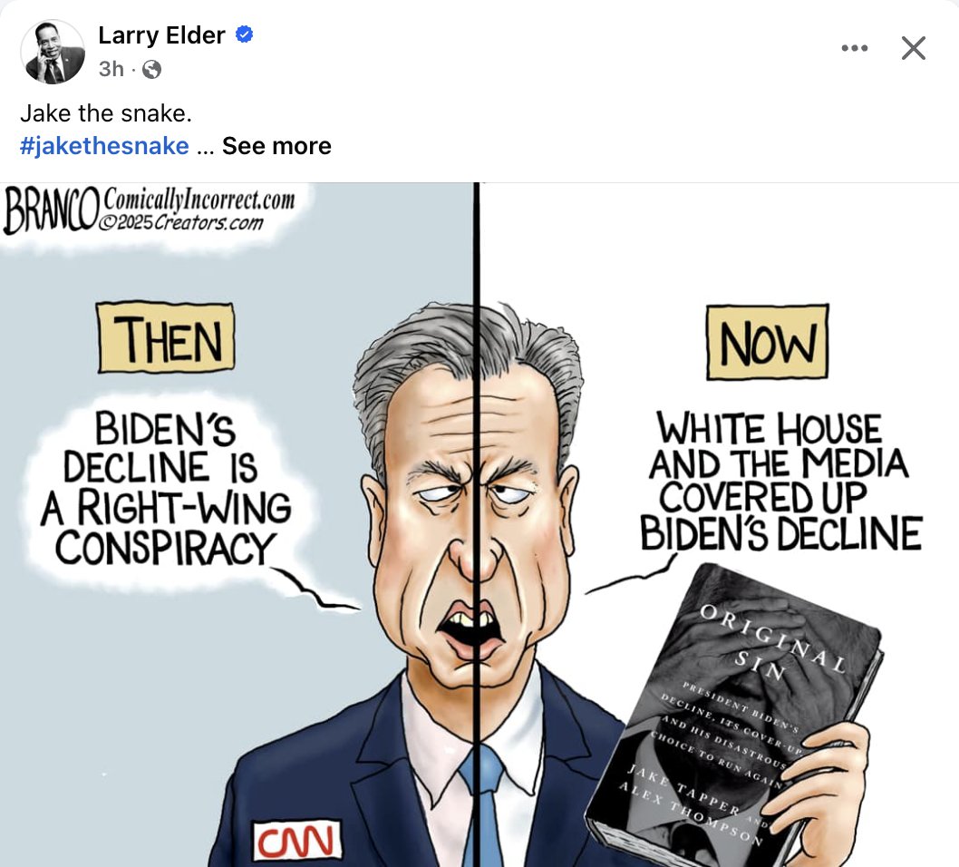 acgrobnik2's tweet photo. @mazemoore Maybe Tapper should write a book about the way he was right and everyone else was wrong. Oh, wait ... https://t.co/UMu1HfDL1f
