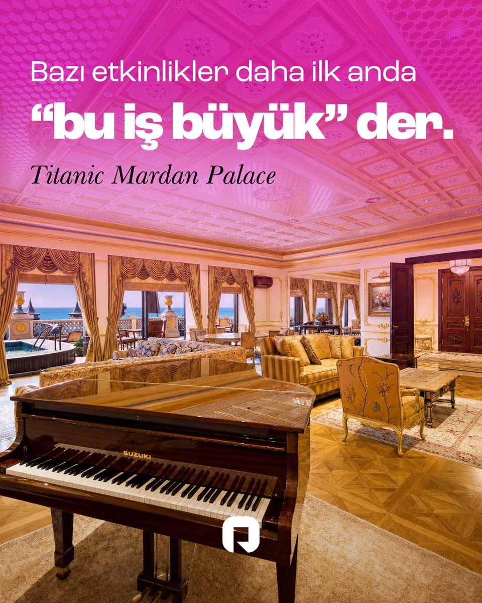 Odaramacom's tweet photo. Titanic Mardan Palace, yüksek kapasitesi, güçlü teknik altyapısı ve konforlu konaklama yapısıyla büyük ölçekli kurumsal etkinlikler için iddialı bir sahne sunuyor.
Şık, geniş ve net.

Keşfetmek için: https://t.co/w1acNsED3r https://t.co/9XNFm4iuuM
