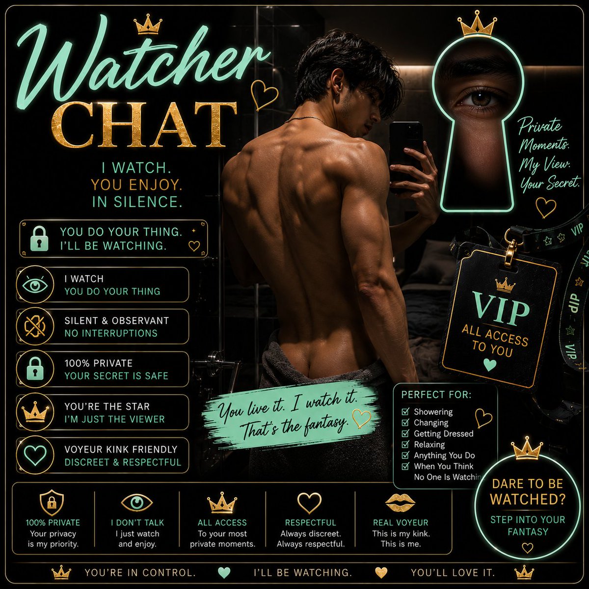 seoultoesafter's tweet photo. https://t.co/LS4JzbSyGK
#Voyeur #Voyeurism #Watcher #Exhibitionist #PrivateShow #OneOnOne #ExclusiveSession #PrivateVideo #AdultChat #PremiumChat #Roleplay #Fantasy #LiveSession #KinkCommunity #PrivateCall #VideoChat #VIP #Fetish #AdultsOnly #OnlineExperience https://t.co/VTknK5q5xA
