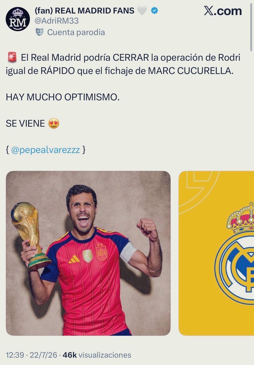 yipikayei7's tweet photo. Ahí vienen

Ahí vienen los mamadores que llevan años insultando y menospreciando a Rodri a subirse al carro. https://t.co/vJUVhtPD5w