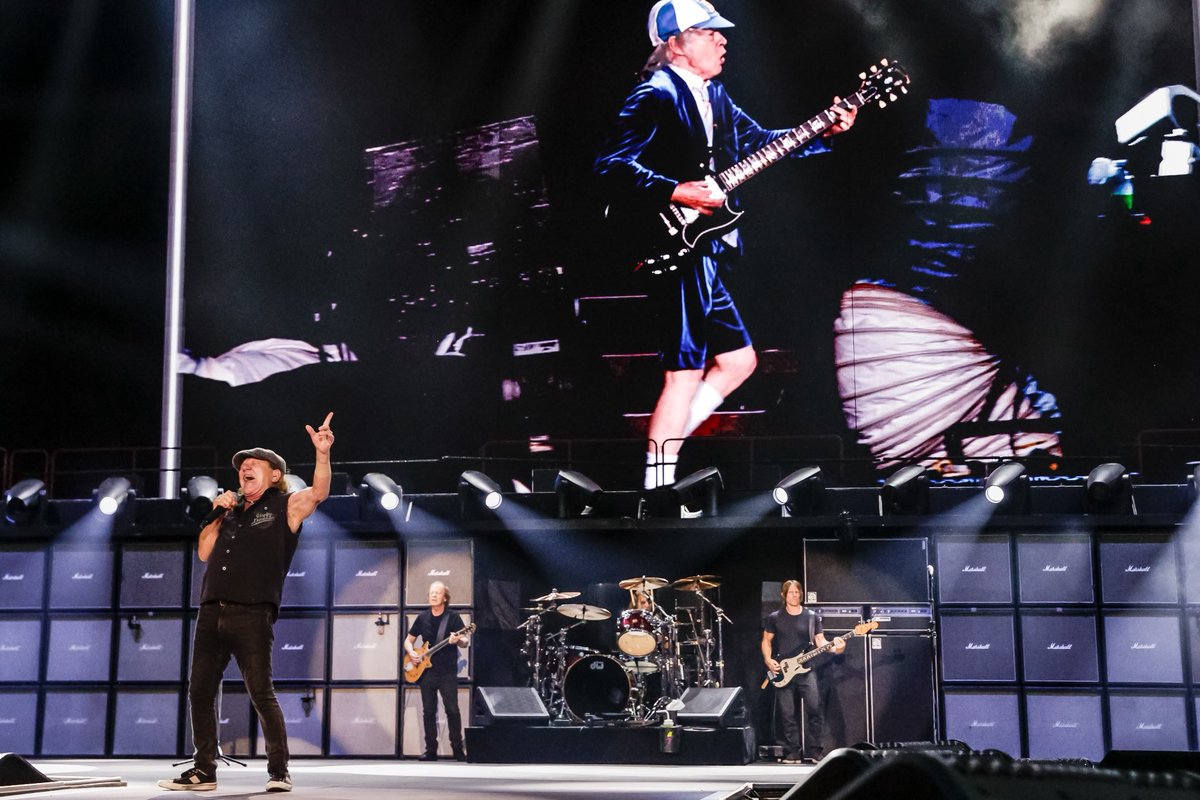 acdc's tweet photo. Camp Randall Stadium in Madison, WI - July 19th 2026 #PowerUpTour 📸 @ChristieGoodwin https://t.co/FUOVQJc3jT