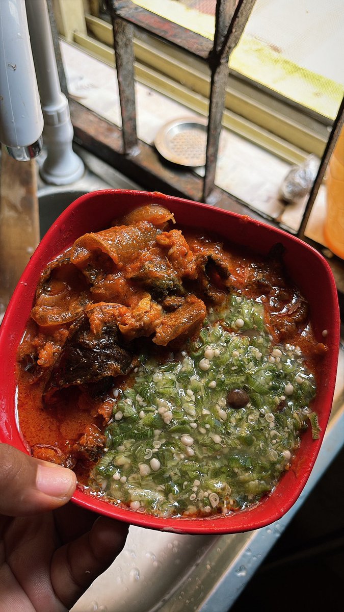 betybutr's tweet photo. obe ata + okra + millet https://t.co/AHCFYy8PbI