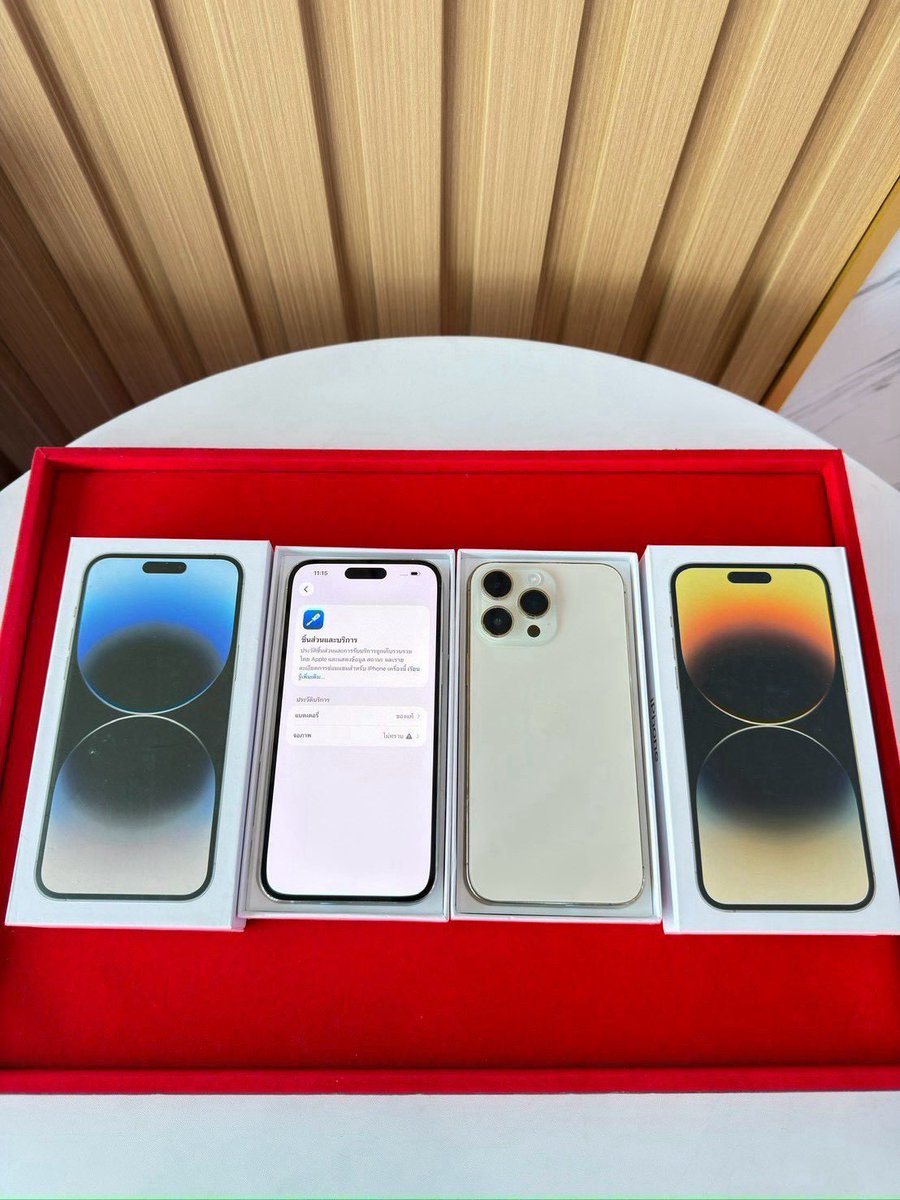 LLLLLLL2001's tweet photo.  IPHONE 14 Pro Max  128 LL ( จอOLED ) แจ้งแท้ตามรูป  ‼️ 
ราคา 14,500 ส่งฟรี ( เครื่อง + กล่อง ) 

𓊔 สแกนหน้าได้ จอมีทูโทน
𓊔 battery 100% 
𓊔ประกันสินค้า 30 วัน

#ไอโฟนมือสอง #ส่งต่อไอโฟน #โทรศัพท์มือสอง #ส่งต่อไอโฟนมือสอง #ส่งต่อโทรศัพท์มือสอง #มือถือมือสอง #ไอโฟนมือ2 https://t.co/ZcTbzTUePo