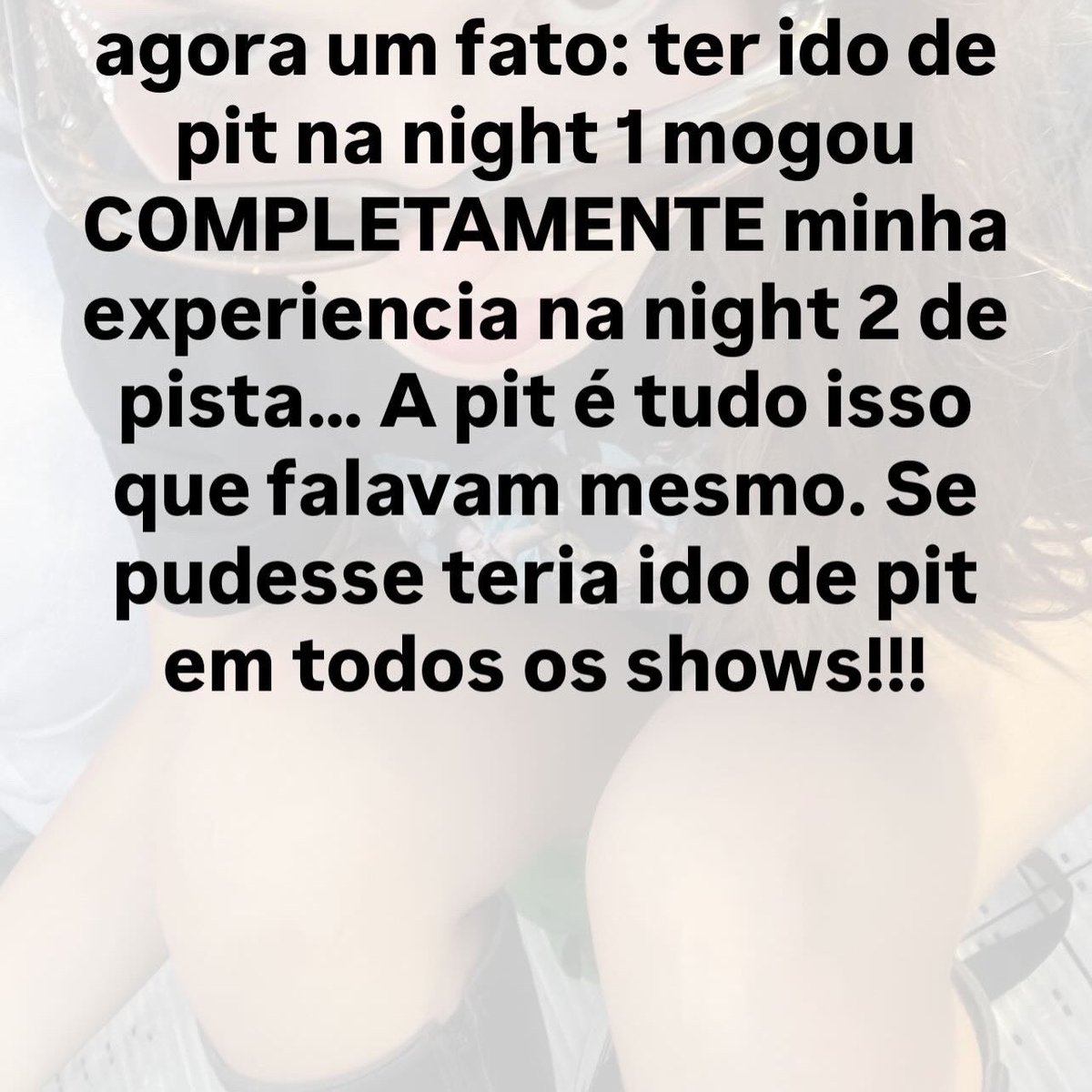ciiiiinema's tweet photo. Minha experiencia comparando a pit disco e a pista: https://t.co/QKBmXxL8BO