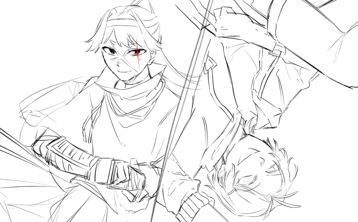 obaketc's tweet photo. 擬人化落描き　+パロ https://t.co/HIHguccKh0