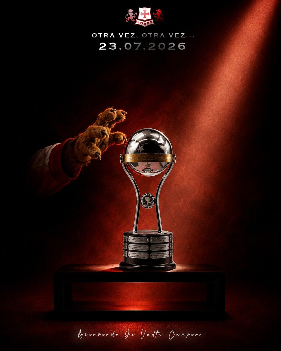 lgars_Oficial's tweet photo. 🇮🇩 Después de casi 2 meses de pausa, de no ver a nuestro primer amor, vuelven las noches de Copa Sudamericana.

El equipo tiene el reto de meterse a los octavos de final de la Otra mitad de la Gloria, como nuestra gloriosa historia lo dicta y nuestros valores en los que juramos siempre estar, allí estaremos presentes para ir entre todos por este objetivo.

El próximo jueves 23 de julio enfrentaremos a Caracas 🇻🇪 por el partido de ida de estos playoffs de octavos de final.
🏟️¡Nos vemos en nuestra casa, nuestro Nemesio Camacho El Campín!

Sobre la llegada del bus haremos el acostumbrado recibimiento para estas noches de Copa, como siempre con mucho aliento y pirotecnia 🚍🔥🧨

SOMOS LA GUARDIA ALBI-ROJA SUR, LA ÚNICA BANDA DE LA CIUDAD.