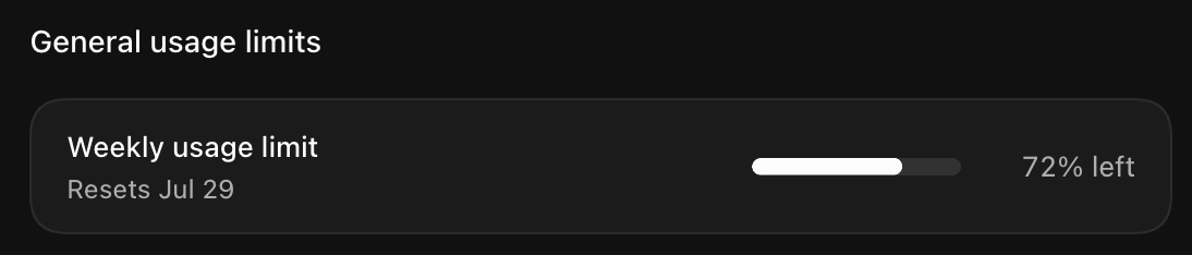 ouzdor's tweet photo. why is nobody talking about how much Codex limits have dropped?

on the Pro 5x plan I burned 28% of my weekly in a few hours

also I have the $20 Claude plan and the usage feels fine

honestly it almost feels like if I got Claude 5x, the limits would be more generous than Codex https://t.co/E9x6HsmQzi