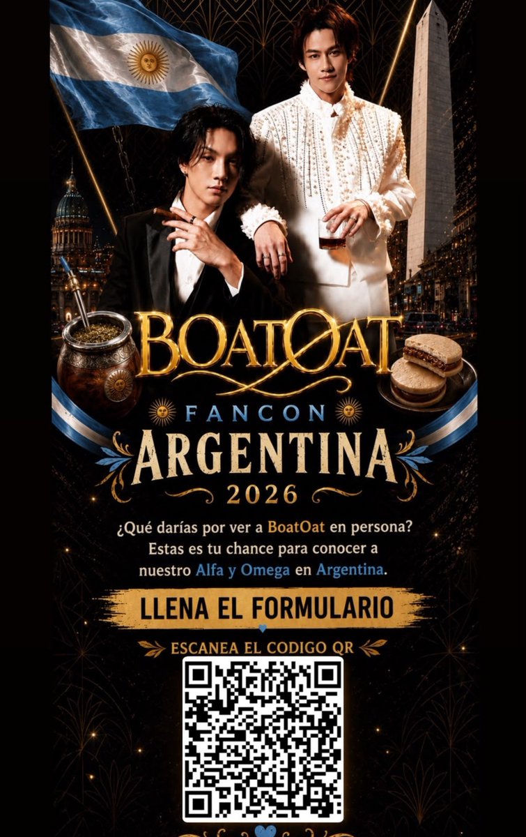 taegabriela07's tweet photo. QUERES VER A BOAT OAT EN ARGENTINA? ENTONCES LLENA LA SIGUIENTE FORM.
HAGAMOS POSIBLE ESTE SUEÑO¡ https://t.co/Mv9RHE0uMG