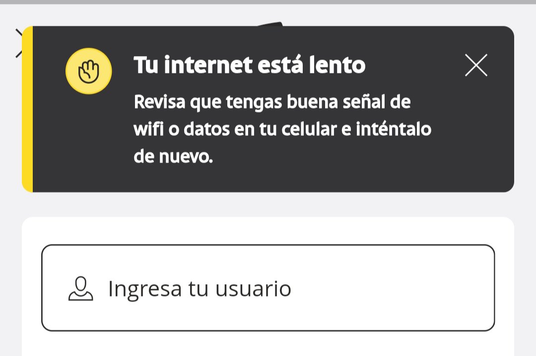 alejoojeda's tweet photo. @manuelpinedo11 @Bancolombia Estoy igual. Me aparece "Tú internet está lento" cuando las demás aplicaciones funcionan perfectamente @Bancolombia https://t.co/alL8fw2mYI