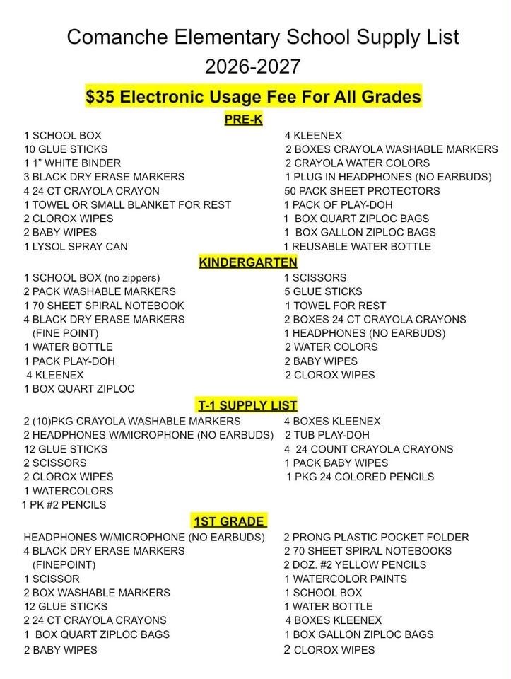 CPSIndians's tweet photo. Don't forget your school supplies list! 
See you soon!! ♥️ https://t.co/4LMGuQyOCC