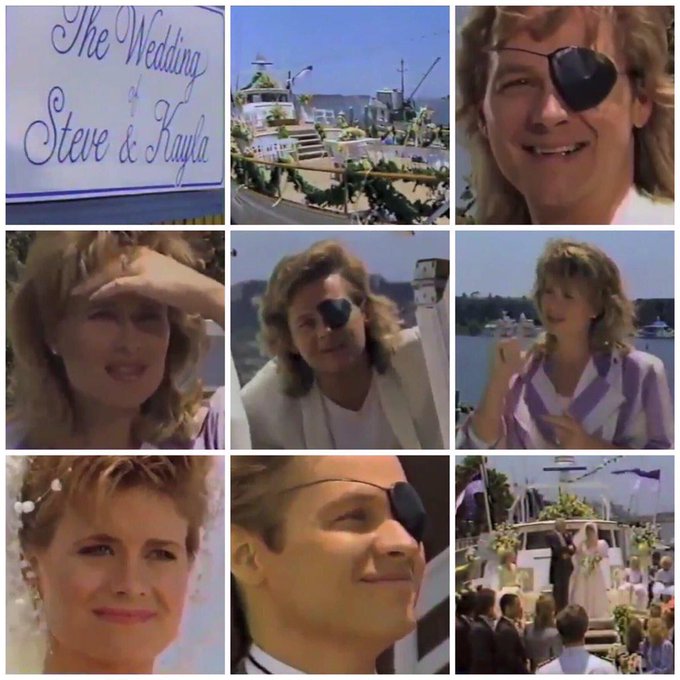Daysofour_Lives's tweet photo. #OnThisDay in 1988, Steve and Kayla's wedding began #Stayla #ClassicDays #Days #DaysofourLives https://t.co/XBCXY1KUmZ
