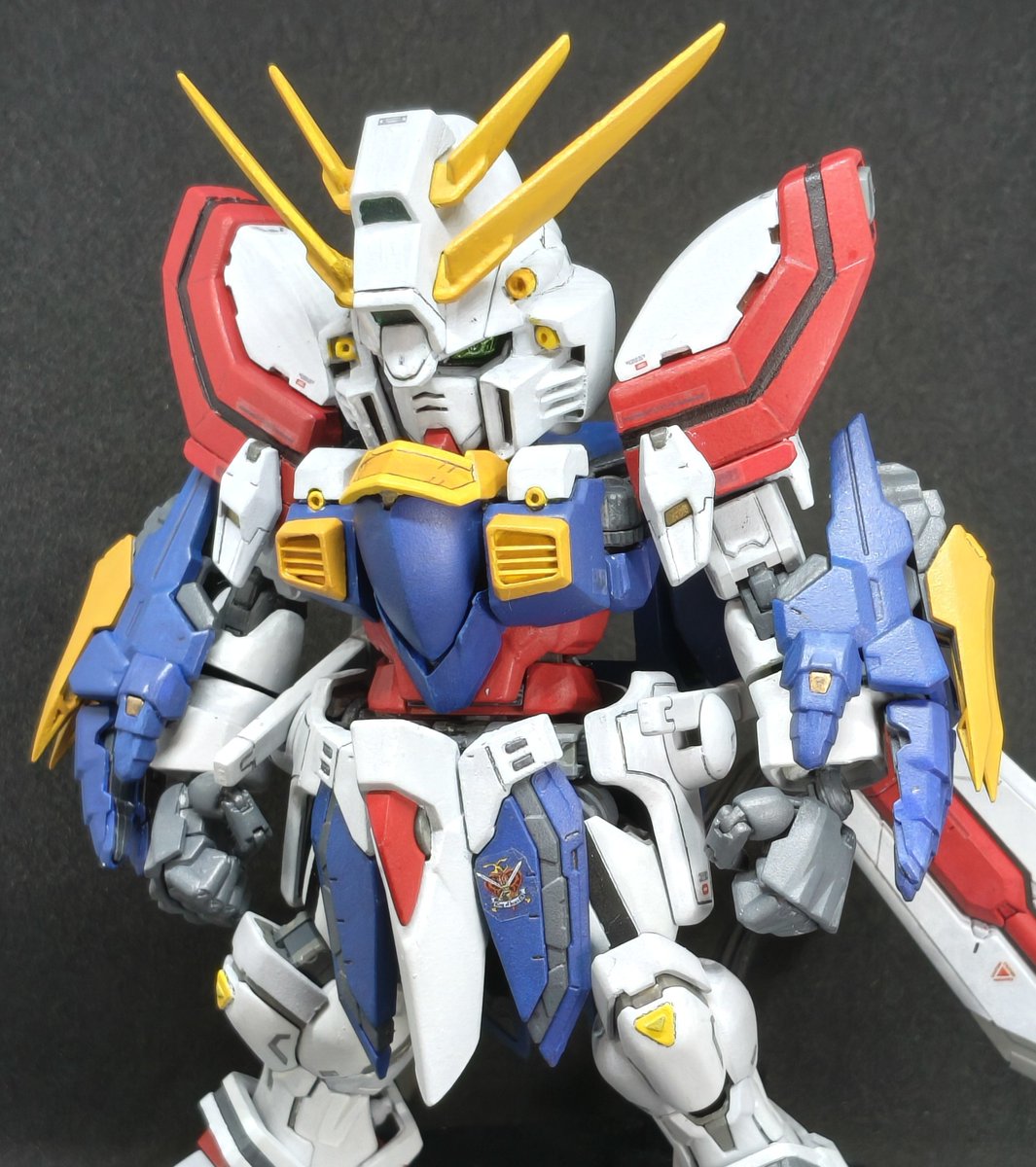 zvKCBfNfRJFVt1M's tweet photo. MGSDゴッドガンダム 完成しました

ここまでの大規模な改造は初めてだったのですが形になって良かったです

#MGSD
#ゴッドガンダム
#ガンプラ https://t.co/IByHFes2Ja