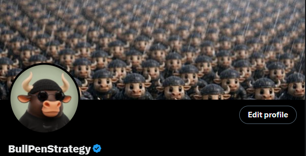 BullPenStrats's tweet photo. Our X just got verified!

Bull army🐂🀄️ https://t.co/jcYLOpG0Df