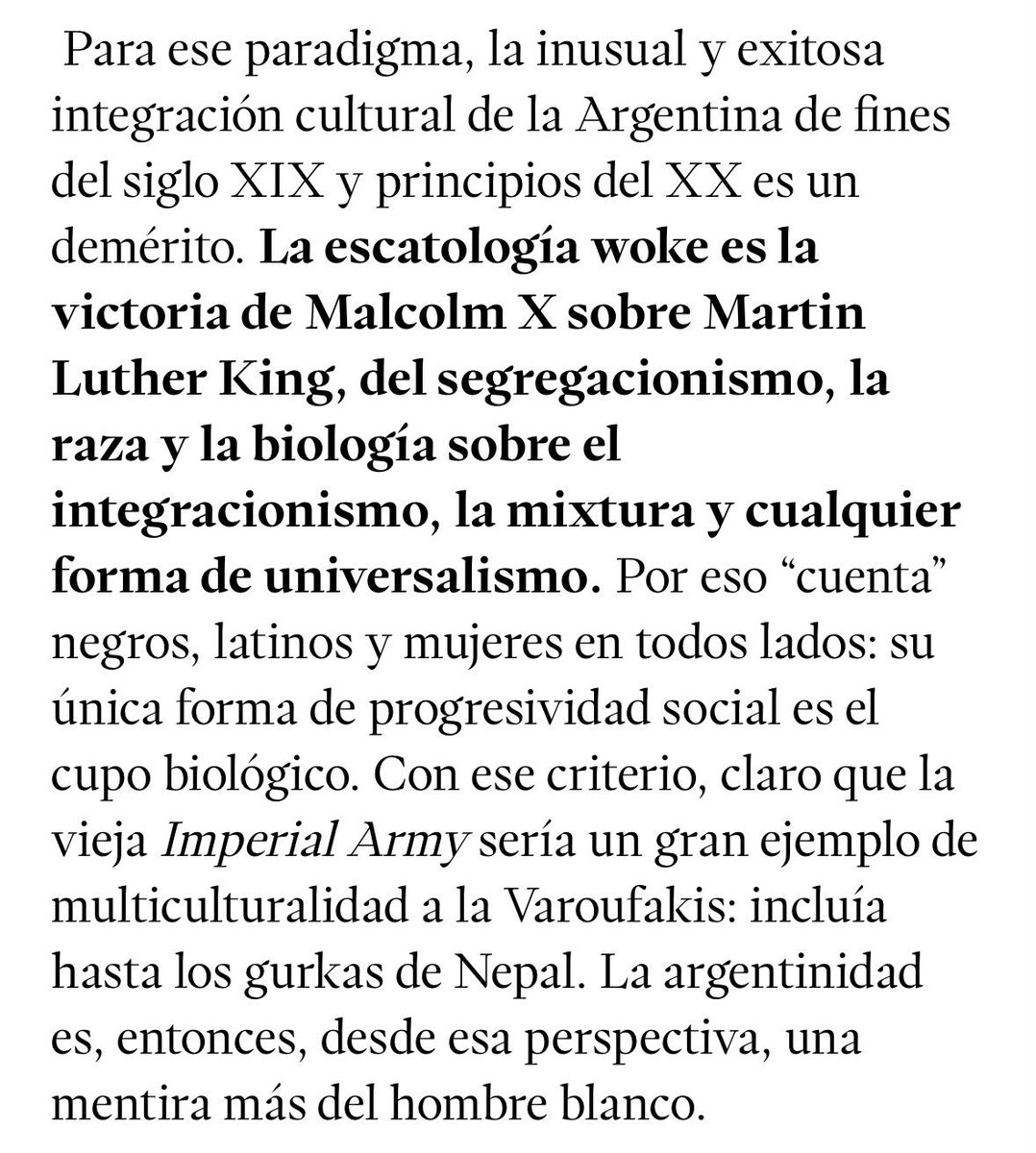 zapatafederico's tweet photo. "Argentina se convirtió en estos días en el chivo expiatorio de Occidente, el lugar donde proyectar sus propios traumas y sus propias obsesiones raciales, el basurero de su catarsis. Una imagen especular de ellos mismos."

Inmenso texto de @PabloTouzon sobre la última estupidez de la época. Se lee en @PanamaRevista

Link👇

https://t.co/zsEW0LMxh3