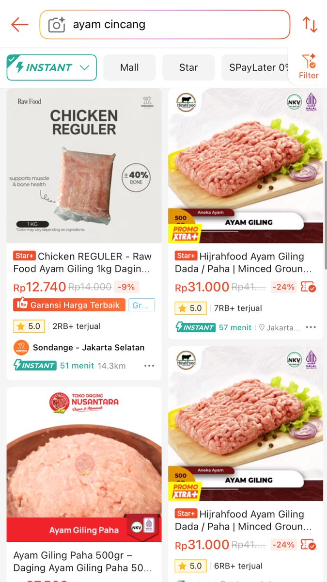 sakilaraa's tweet photo. Kulkas udah mulai kosong, waktunya isi lagi. Daging ayam, sayur, sampai susu tinggal pesan di Shopee Belanja Instant 1 Jam Tiba. Cepat, praktis, ada Diskon 50% dan Gratis Voucher Kalau Telat. 🥬🥛 #DagingTelurShopeeInstant1Jam https://t.co/WPtfkCTe1z