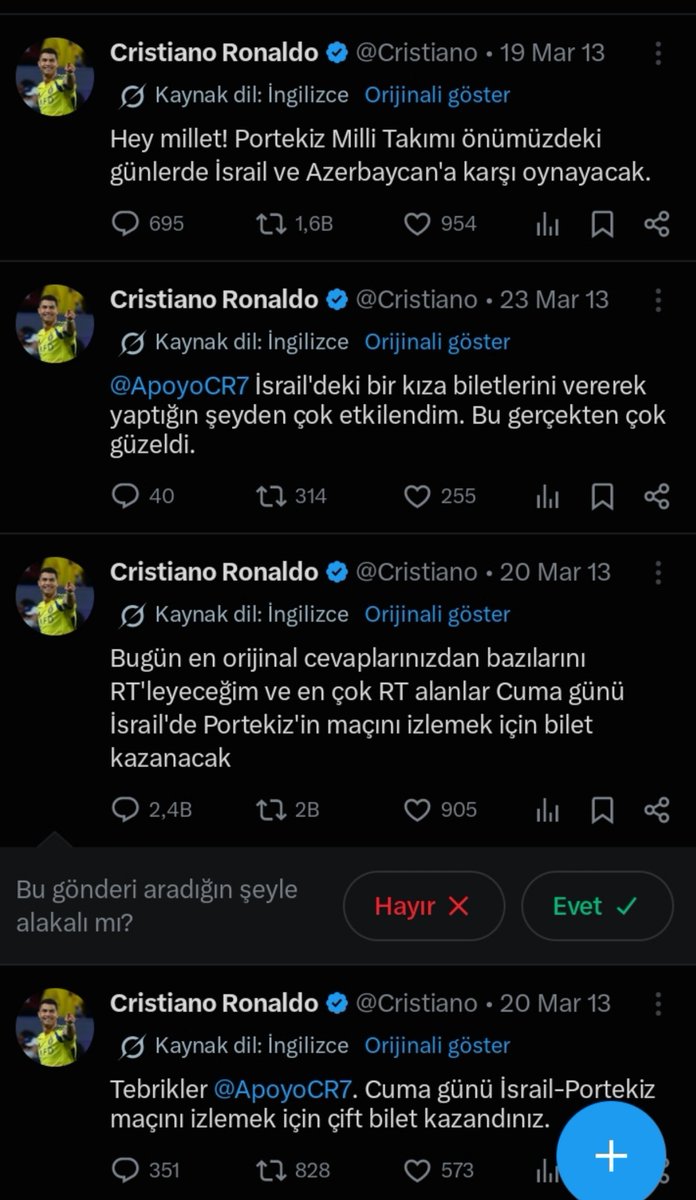 realist_1adam's tweet photo. "Messi maçtan sonra İsrail bayrağı açtı, yaşasın Siyonizm dedi ve Filistin bayrağına bastı" diyip götümden haber uydursam ve hiçbir kaynak koymasam yüz binlerce Ronaldocu ve Akpartili inanır ama kaynaklarla, delillerle Ronaldo'nun İsrail için reklam yaptığına inandıramıyorsun... https://t.co/yAFS8PzxFD