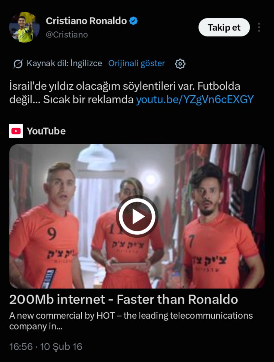 realist_1adam's tweet photo. "Messi maçtan sonra İsrail bayrağı açtı, yaşasın Siyonizm dedi ve Filistin bayrağına bastı" diyip götümden haber uydursam ve hiçbir kaynak koymasam yüz binlerce Ronaldocu ve Akpartili inanır ama kaynaklarla, delillerle Ronaldo'nun İsrail için reklam yaptığına inandıramıyorsun... https://t.co/yAFS8PzxFD