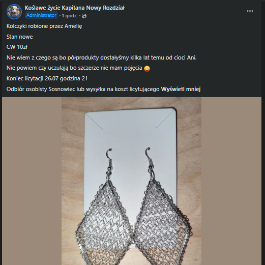 CzarnaListaPro's tweet photo. Dziewczyna zbiera na obóz sportowy. Może ktoś chce się dorzucić. Na FB można nabyć biżuterię, którą sprzedaje, żeby móc pojechać. 

Ze swojej strony mogę dodać, że znam matkę dzieciaka. Jakaś pomoc przydałaby im się. 

https://t.co/X4q8cOBjuJ https://t.co/oIkxscrVy8