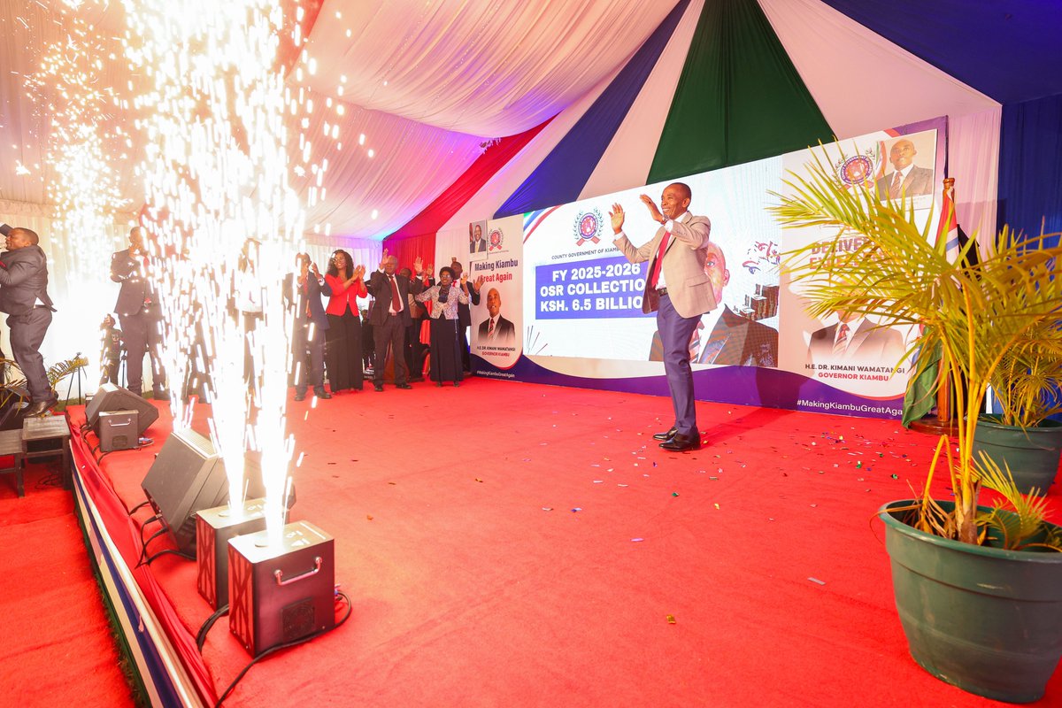 Wamatangi_'s tweet photo. Kiambu County Government has, for the first time, collected Sh6.5 billion in Own Source Revenue (2025-2026), the highest amount ever realised since the establishment of devolution in 2013.
#MakingKiambuGreatAgain
#KaziNdiyoHiyo
#RohoNdiyoHiyo https://t.co/5lqXjGT4s2