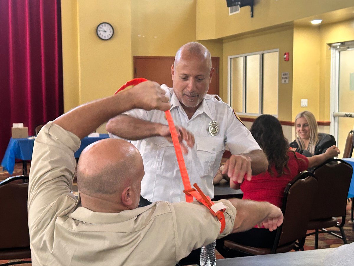 MiamiDadeFire's tweet photo. The goal of Miami-Dade Fire Rescue's Health Emergency Life Protection (HELP) Program is to empower our community to act quickly and confidently during medical emergencies.

Yesterday, the #MDFR HELP team provided this lifesaving training to City of Homestead employees, empowering them with essential skills such as CPR, choking response, stroke recognition, Stop the Bleed, and opioid overdose response. Through this training, these employees are now better prepared to recognize emergencies, provide immediate assistance, and help save lives while first responders are on the way.